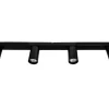 New Modern skinne med 4 spots, sort Køkkenlamper|Kontorlamper