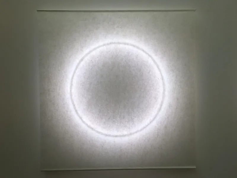 Sale MOODMOON White SQ75 væglampe Rispapir Lamper|Væglamper