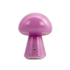 Discount Morkel Mushroom batterilampe / bordlampe, lilla Glas Lamper|Transportable Lamper