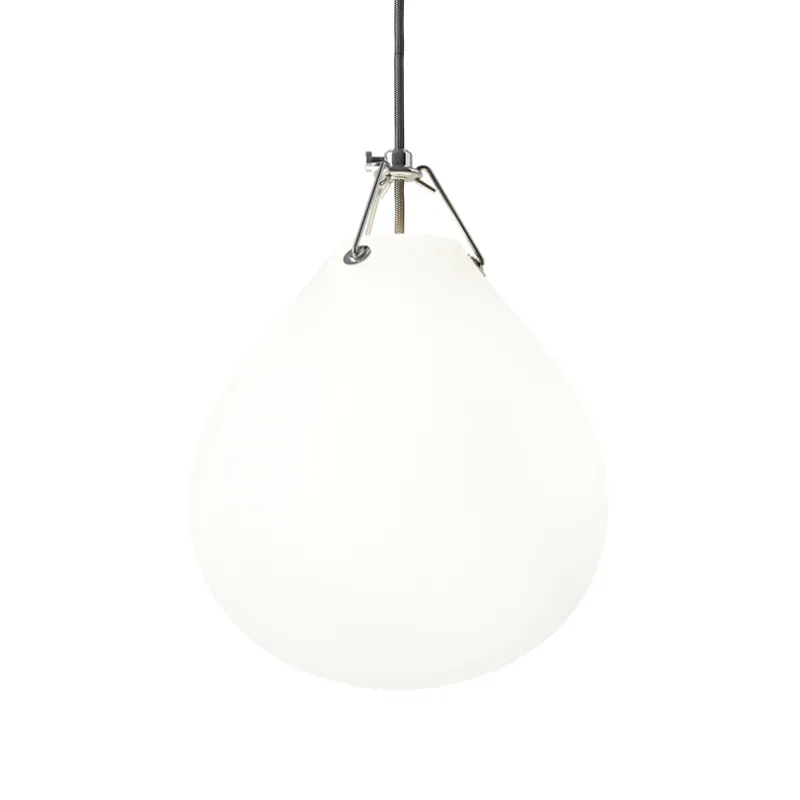 Online Moser pendel Ø250, mat hvid opal Glas Lamper|Køkkenlamper