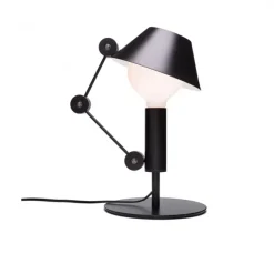 Clearance Mr. Light bordlampe, sort/hvid Hvide Lamper|Bordlamper