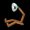New Mr. Wattson bordlampe, Tiffany grøn Børn Lamper I Træ|Lamper Til Reol