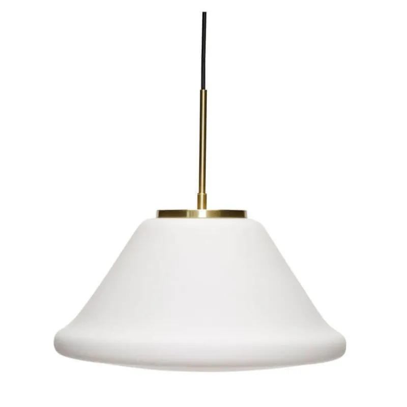 Clearance Muse pendel triangulær, hvid Messinglamper|Hvide Lamper