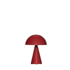 Clearance Mush Portable bordlampe / batterilampe, rød Transportable Lamper|Lamper Til Sofabord