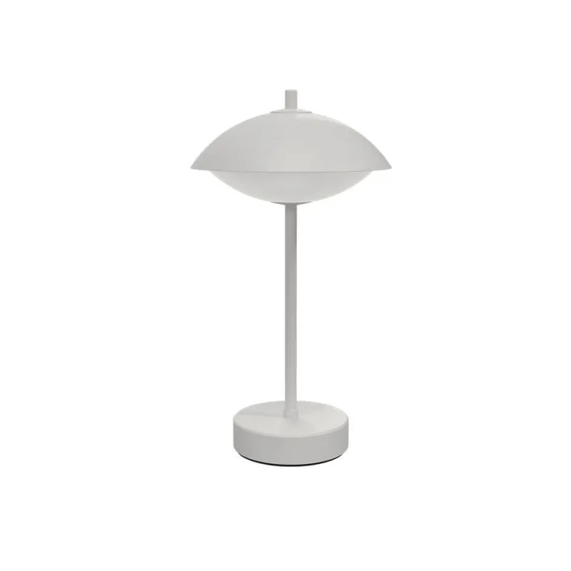 Discount Musling Portable batterilampe / bordlampe, hvid Transportable Lamper|Skrivebordslamper