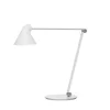 NJP bordlampe m/bordfod, hvid Hvide Lamper|Skrivebordslamper