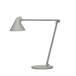 Outlet NJP bordlampe m/bordfod, lys alu grå Skrivebordslamper|Arkitektlamper