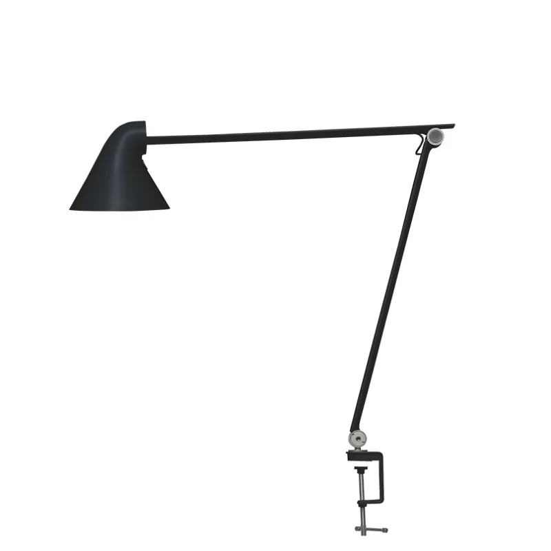 Discount NJP bordlampe m/bordklemme, sort Skrivebordslamper|Klemmelamper