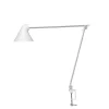 Sale NJP bordlampe m/bordklemme, hvid Skrivebordslamper|Klemmelamper