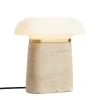 Discount Nova bordlampe, travertin Travertin Lamper|Skrivebordslamper