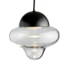 Outlet Nutty pendel, klar/sort Glas Lamper|Lamper Til Sofabord