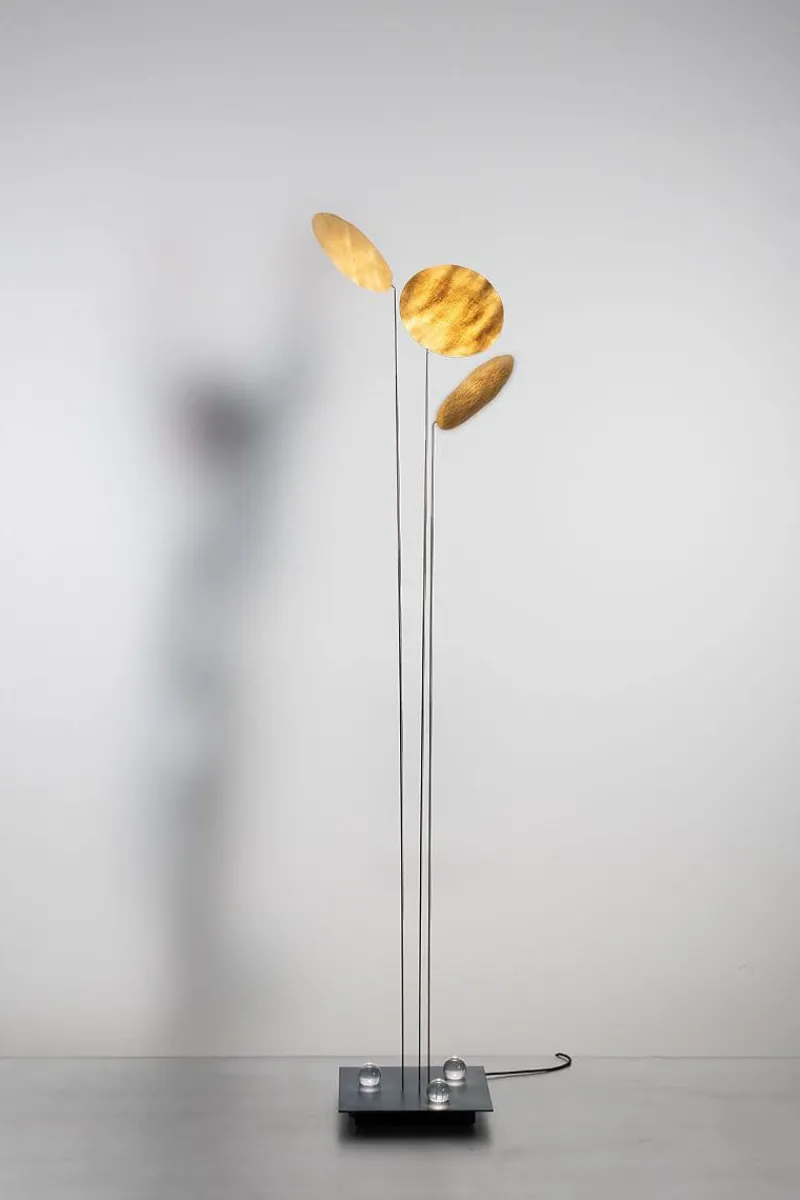 Clearance Nuunu gulvlampe, guld Standerlamper|Stue Lamper