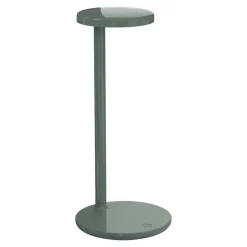Outlet Oblique bordlampe, blank grøn Lamper Med Usb|Kontorlamper