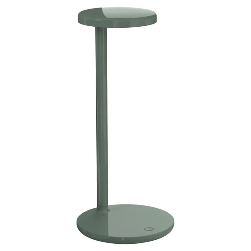 Outlet Oblique bordlampe, blank grøn Lamper Med Usb|Kontorlamper