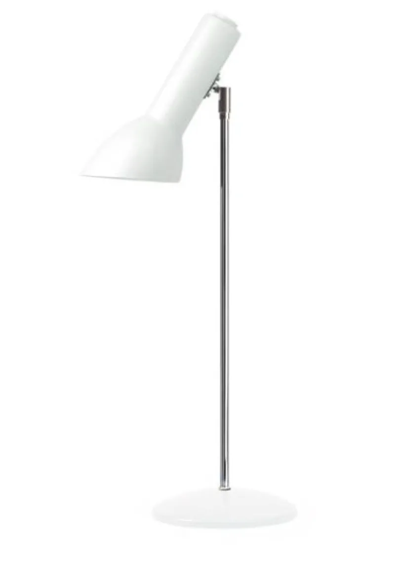 Best Oblique Bordlampe, hvid blank Hvide Lamper|Skrivebordslamper