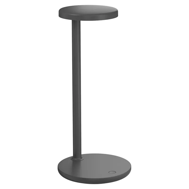 Online Oblique bordlampe, mat antrasit Lamper Med Usb|Kontorlamper