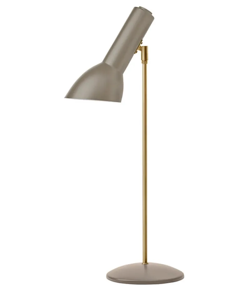 Discount Oblique bordlampe messing, sand Læselamper|Kontorlamper