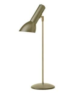 Hot Oblique Bordlampe Messing, olivengrøn Læselamper|Kontorlamper
