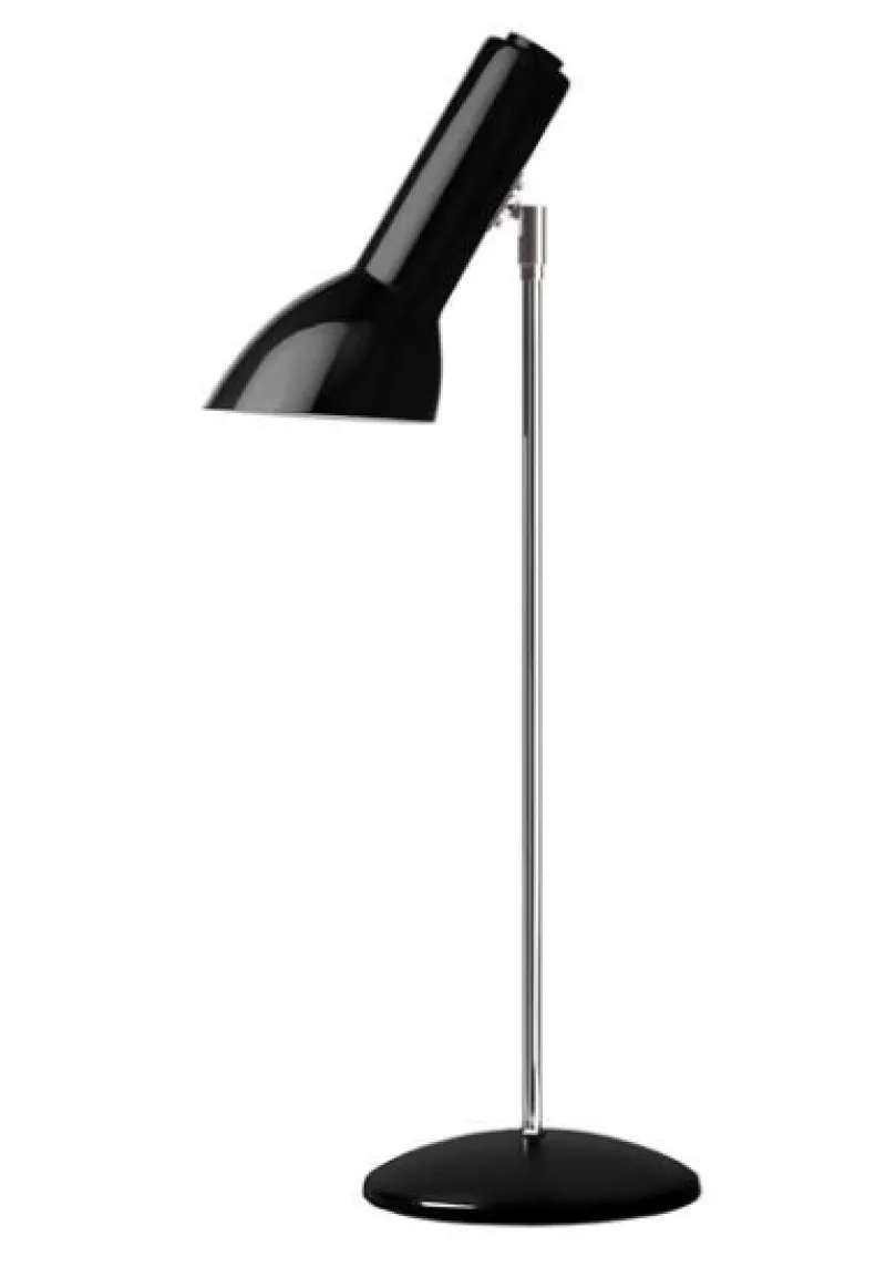Hot Oblique Bordlampe, sort blank Skrivebordslamper|Læselamper