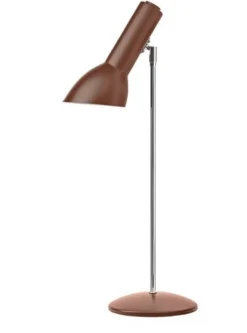 Discount Oblique Bordlampe, teglrød Læselamper|Kontorlamper