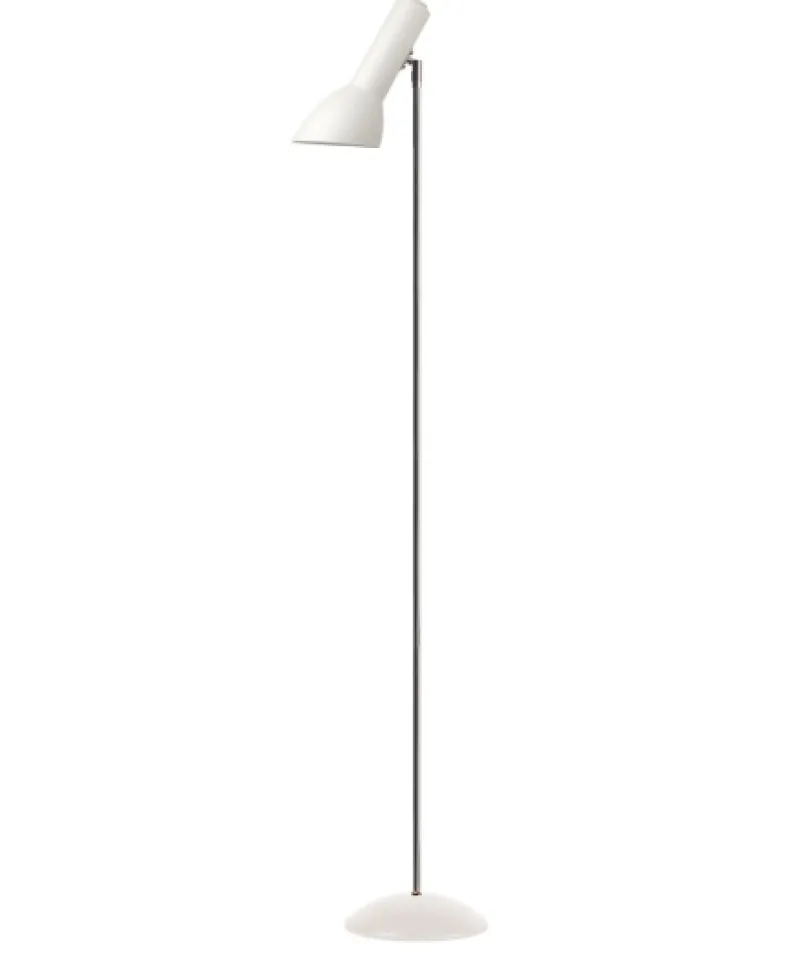Outlet Oblique Gulvlampe, hvid mat Standerlamper|Læselamper