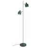 Hot Ocean gulvlampe, mørkegrøn/messing Messinglamper|Standerlamper