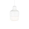 Hot Ohm 100/155 pendel, hvid/mat opal Hvide Lamper|Glas Lamper