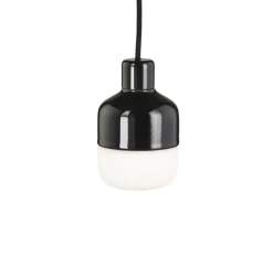 New Ohm 100/155 pendel, sort/mat opal Glas Lamper|Vådrumslamper