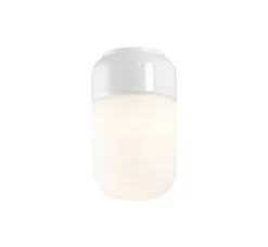 New Ohm 100/170 Sauna loftlampe / væglampe, hvid/mat opal Hvide Lamper|Glas Lamper