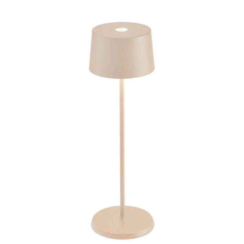 Online Olivia batterilampe / bordlampe, sand Transportable Lamper|Lamper Til Sofabord