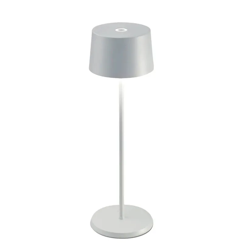 Olivia batterilampe / bordlampe, hvid Hvide Lamper|Transportable Lamper