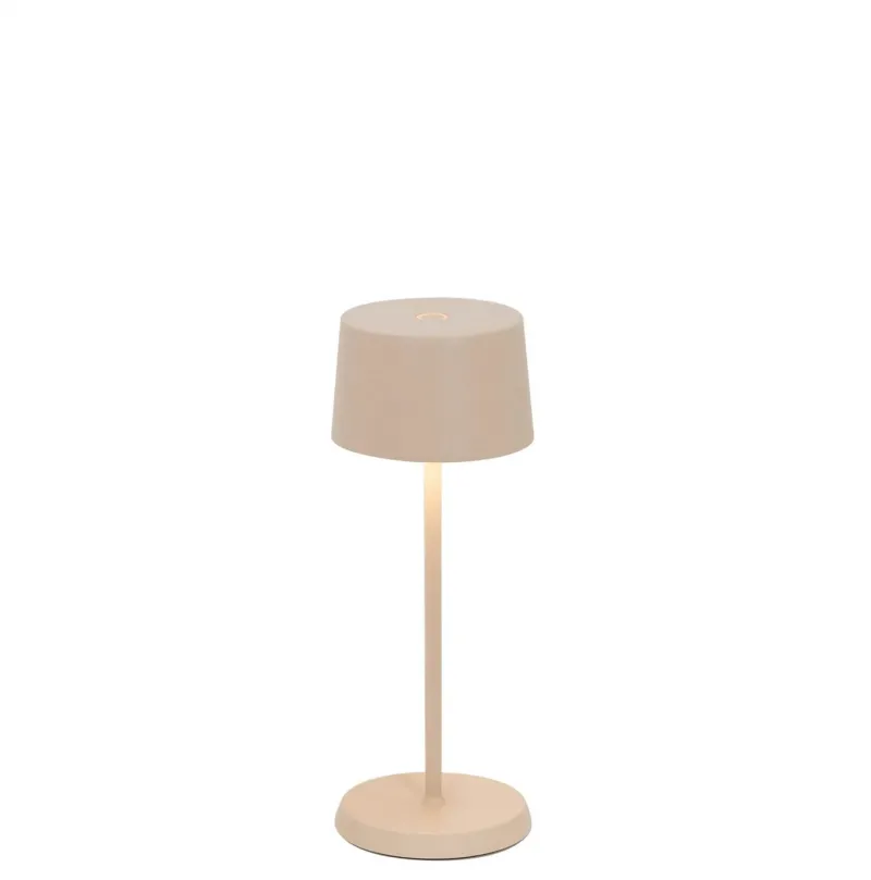 Hot Olivia micro batterilampe / bordlampe, sand Transportable Lamper|Lamper Til Sofabord