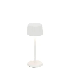Hot Olivia micro batterilampe / bordlampe, hvid Hvide Lamper|Transportable Lamper