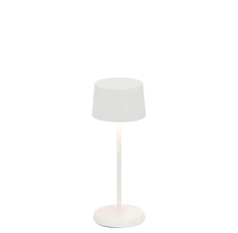 Hot Olivia micro batterilampe / bordlampe, hvid Hvide Lamper|Transportable Lamper