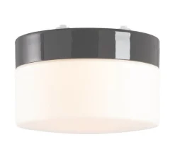 Best Opus 200/140 Sauna loftlampe / væglampe, grå Glas Lamper|Vådrumslamper