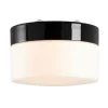 Sale Opus 200/140 Sauna loftlampe / væglampe, sort Sorte Væglamper|Glas Lamper