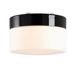 Sale Opus 200/140 Sauna loftlampe / væglampe, sort Sorte Væglamper|Glas Lamper