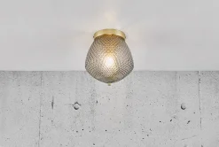 Best Orbiform loftlampe E27, røgfarvet Glas Lamper|Stue Lamper