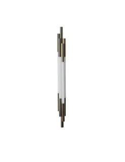 Hot Org væglampe 1050, guld/opal Hvide Lamper|Glas Lamper