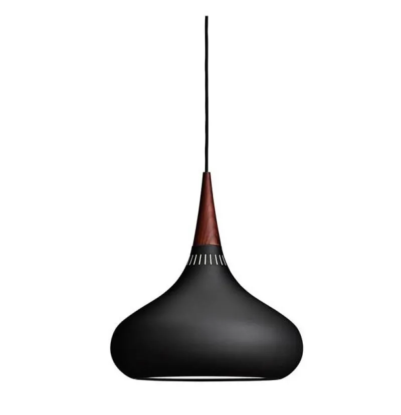 New Orient Pendel, mat sort P1 Lamper I Træ|Danske Designer Klassikere