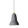 Sale Original 1227 Midi pendel, messing/grå Industrielle Lamper|Køkkenlamper