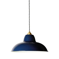 Hot Original 1227 Midi Wide pendel, messing/blå Messinglamper|Industrielle Lamper