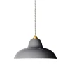 Discount Original 1227 Midi Wide pendel, messing/grå Messinglamper|Industrielle Lamper