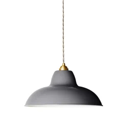 Discount Original 1227 Midi Wide pendel, messing/grå Messinglamper|Industrielle Lamper