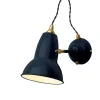 Best Original 1227 væglampe, messing/blå Læselamper|Arkitektlamper