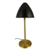 Hot Oulu bordlampe, sort/messing Messinglamper|Stue Lamper