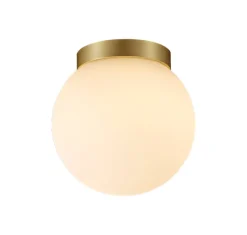 New Palla Mini C90 væglampe/loftlampe, messing Vådrumslamper|Spejllampe