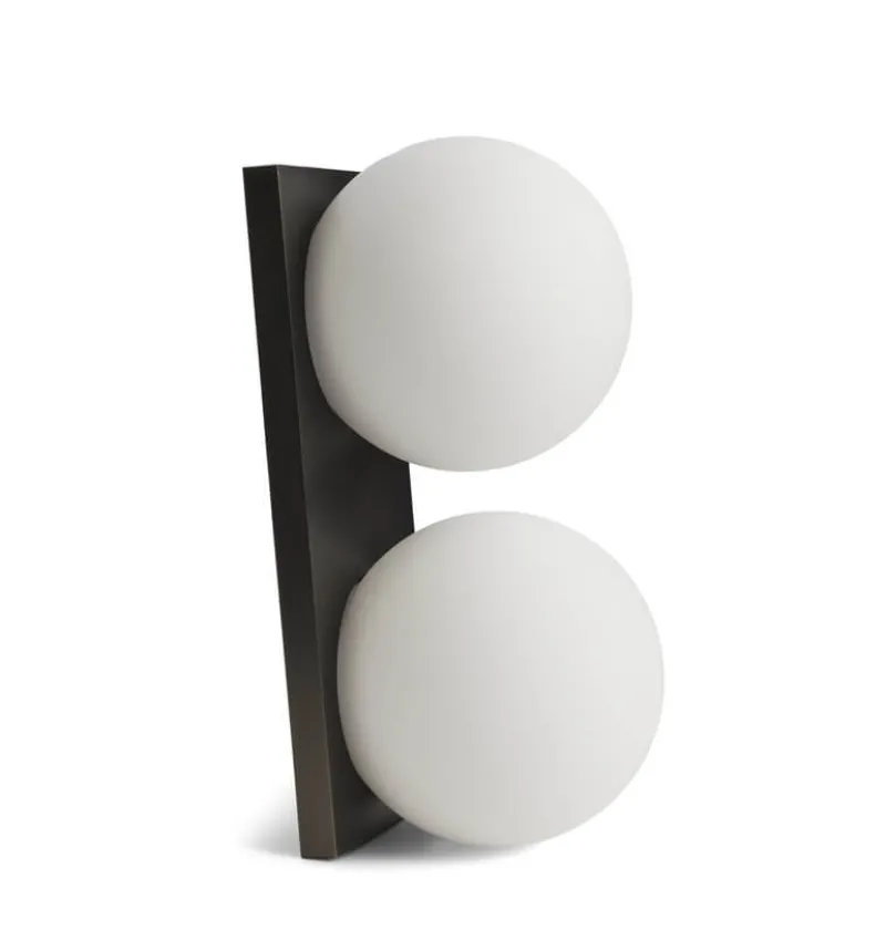 Best Palla Mini C290 væglampe/loftlampe, titanium Messinglamper|Entre Lamper