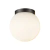 Palla Mini C90 væglampe/loftlampe, titanium Vådrumslamper|Spejllampe