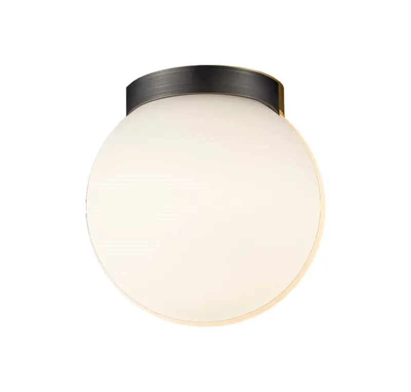 Palla Mini C90 væglampe/loftlampe, titanium Vådrumslamper|Spejllampe
